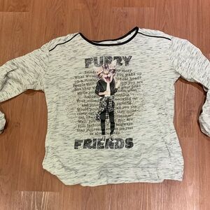 FRIENDS Women's Long Sleeve Tee - Gray